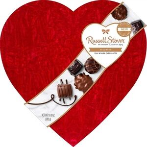 Russell Stover Heart-Shaped Chocolate Box